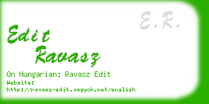 edit ravasz business card